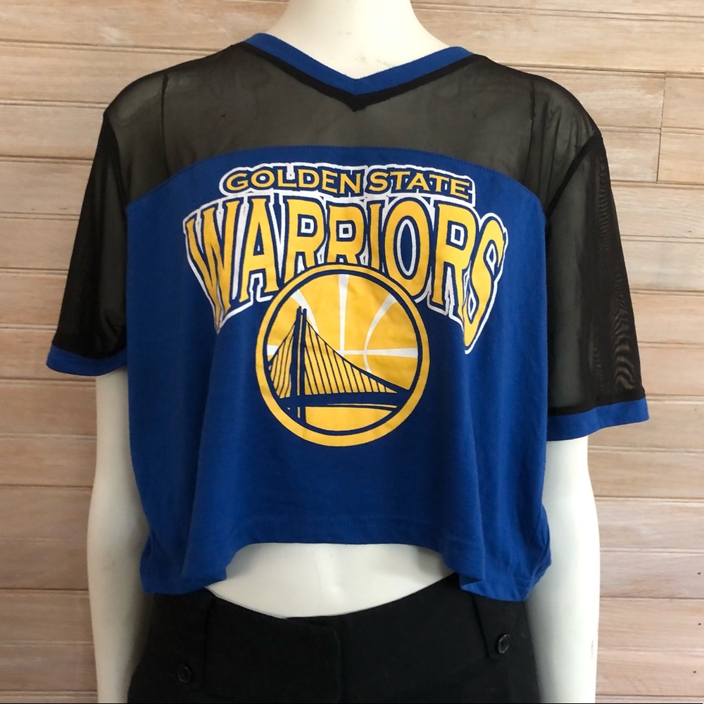 Warriors crop top